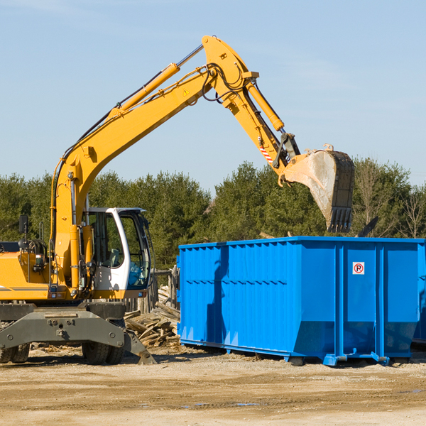 are there any restrictions on where a residential dumpster can be placed in Lake Harbor